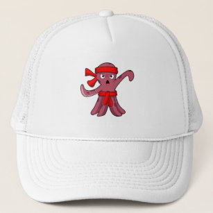 Octopus op het gebied van de vechtsport Karate Trucker Pet