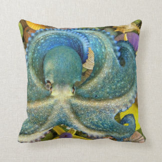 Octopus op het Sierkussen van Seashells