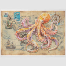 Octopus op kaart