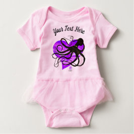 Octopus op Lavendel - Tutu Bodysuit