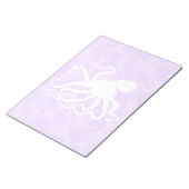 Octopus op Paars - 11 x 8,5-inch Blocnote (Schuin)