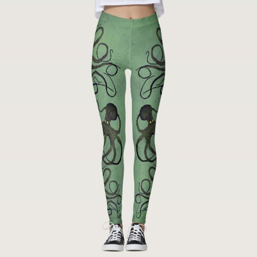 Octopus op zonne-energie - Leggings (Voorkant)