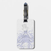 Octopus Over Town Bagagelabel (Achterkant verticaal)