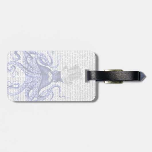 Octopus Over Town Bagagelabel (Achterkant horizontaal)