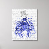 Octopus Over Town Canvas Afdruk (Voorkant)