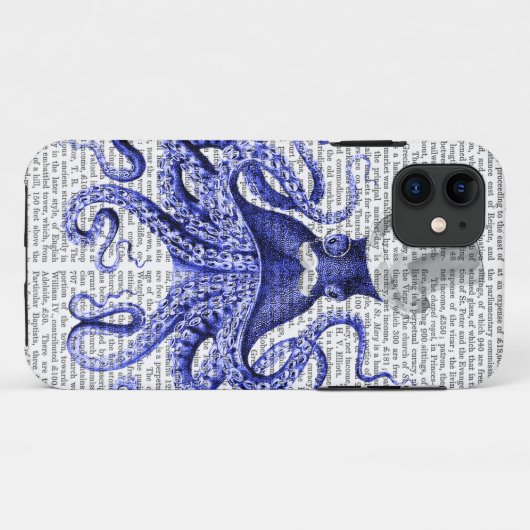 Octopus Over Town Case-Mate iPhone Case (Achterkant (horizontaal))