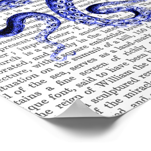 Octopus Over Town Poster (Hoek)