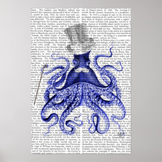 Octopus Over Town Poster (Voorkant)
