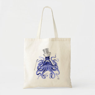 Octopus Over Town Tote Bag