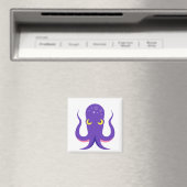 Octopus Paars Squid Magneet (Insitu (Vaatwasser))
