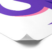 Octopus Paars Squid Poster (Hoek)