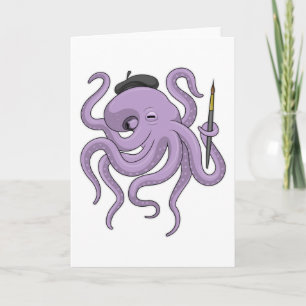 Octopus Painter Paint Kaart