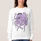 Octopus Painter Paint Trui (Voorkant)