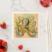 Octopus Paper Napkin Servet (Insitu)