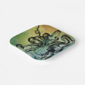 Octopus Papieren Bordje (Gebogen)