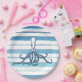 Octopus Papieren Bordje (Feest)