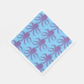 Octopus papieren servetten (Hoek)