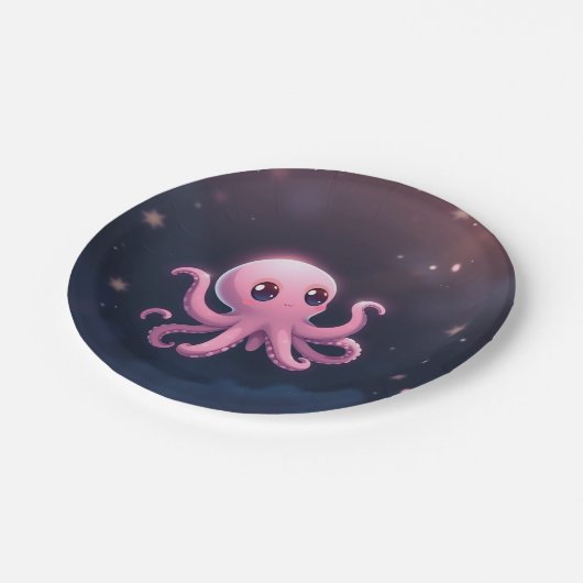 Octopus party bord (Gekanteld)