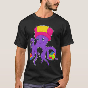 Octopus Pasen Paaseieren T-shirt