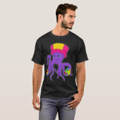 Octopus Pasen Paaseieren T-shirt (Voorkant volledig)