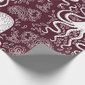 Octopus patroon. Cadeaupapier (Hoek)