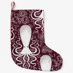  Octopus patroon. Kleine Kerstsok