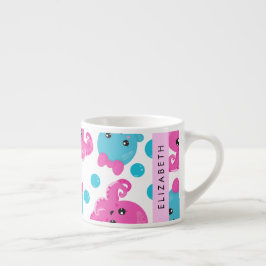 Octopus Patroon, Leuke Octopus, Zee, Jouw naam Espresso Kop