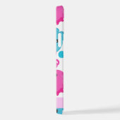 Octopus Patroon, Leuke Octopus, Zee, Jouw naam iPhone Hoesje (Rechterkant)