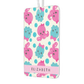 Octopus Patroon, Leuke Octopus, Zee, Jouw naam Luchtverfrisser (Links)