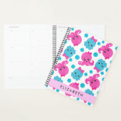 Octopus Patroon, Leuke Octopus, Zee, Jouw naam Planner (Display)