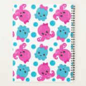 Octopus Patroon, Leuke Octopus, Zee, Jouw naam Planner (Achterkant)