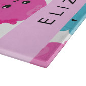 Octopus Patroon, Leuke Octopus, Zee, Jouw naam Snijplank (Hoek)