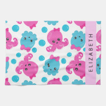 Octopus Patroon, Leuke Octopus, Zee, Jouw naam