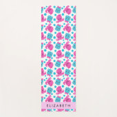 Octopus Patroon, Leuke Octopus, Zee, Jouw naam Yogamat (Voorkant)