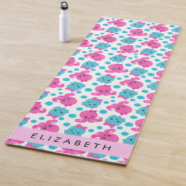 Octopus Patroon, Leuke Octopus, Zee, Jouw naam Yogamat