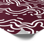  Octopus patroon. Poster (Hoek)