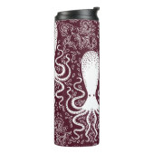 Octopus patroon. Thermosbeker (Gedraaid links)