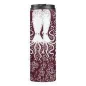 Octopus patroon. Thermosbeker (Achterkant)