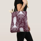 Octopus patroon. Tote Bag (Dichtbij)