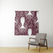  Octopus patroon. Wandkleed (In situ)