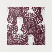 Octopus patroon. Wandkleed (Voorkant)
