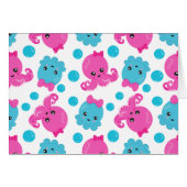 Octopus Pattern, Cute Octopus, Zee Animals (Voorkant Horizontaal)