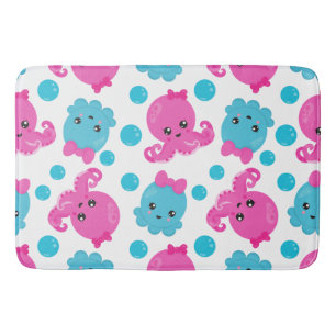 Octopus Pattern, Cute Octopus, Zee Animals Badmat