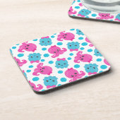 Octopus Pattern, Cute Octopus, Zee Animals Bier Onderzetter (Linkerzijde)