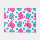 Octopus Pattern, Cute Octopus, Zee Animals Deurmat (Voorkant)