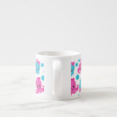 Octopus Pattern, Cute Octopus, Zee Animals Espresso Kop (Achterkant)