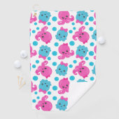 Octopus Pattern, Cute Octopus, Zee Animals Golfhanddoek (Insitu)
