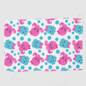 Octopus Pattern, Cute Octopus, Zee Animals Golfhanddoek (Horizontaal)