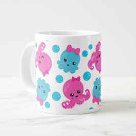 Octopus Pattern, Cute Octopus, Zee Animals Grote Koffiekop