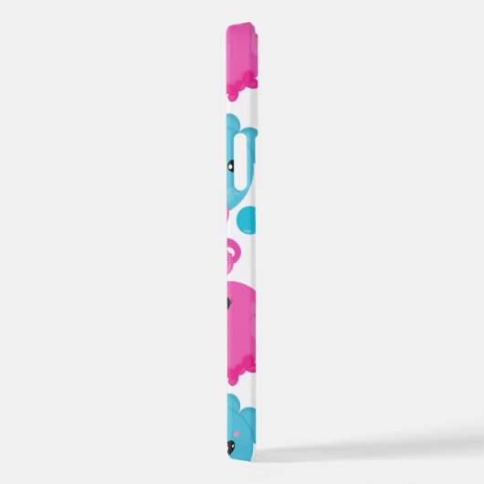 Octopus Pattern, Cute Octopus, Zee Animals iPhone Hoesje (Rechterkant)